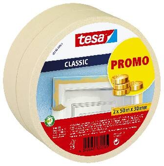 MASKERINGSTEJP 5343 TESA PREMIUM CLASSIC PROMO 30MMX50M