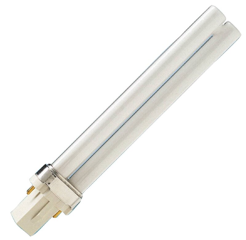 KOMPAKTLYSRÖR PHILIPS G23 9W LJUSFÄRG 830 VARMVIT PLS SINGEL