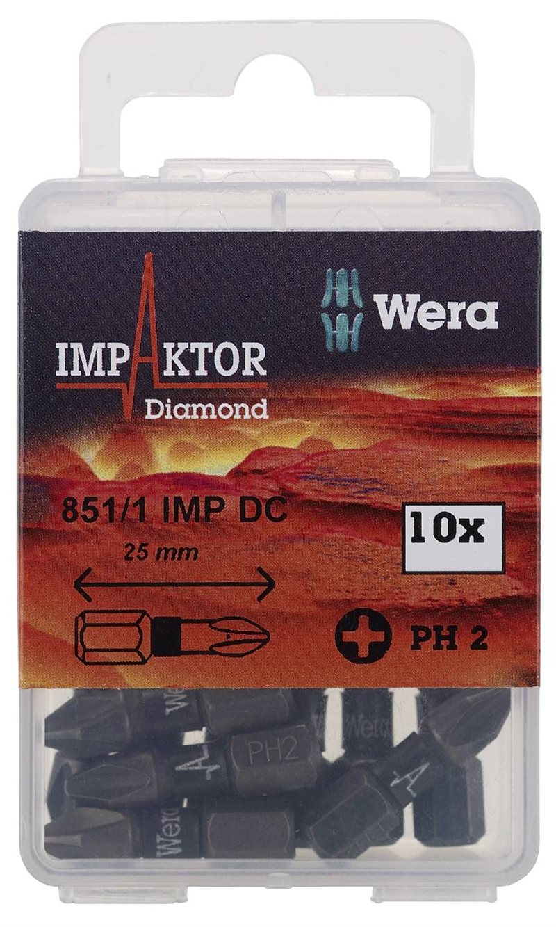 BITS 851/1 IMP DC PH2 25MM