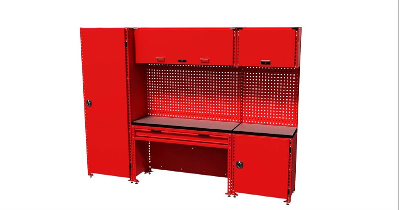HYLLSYSTEM MED VERKTYG 1001DELAR - XL