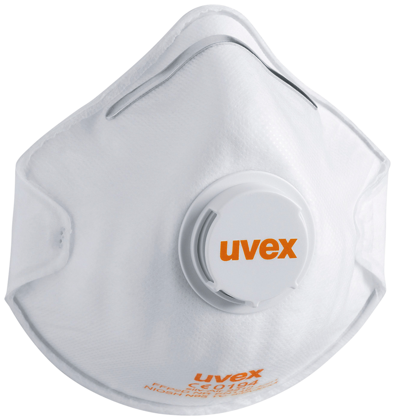 HALVMASK FILTRERANDE 8732210 FFP2V UVEX