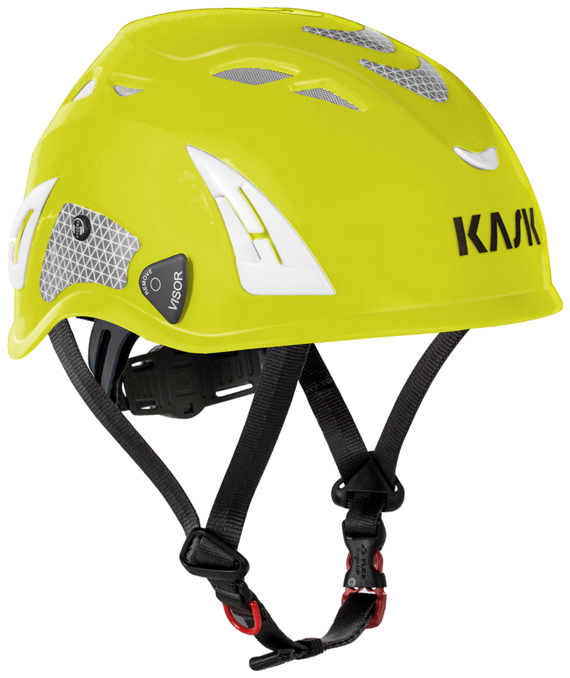 HJÄLM PLASMA HIVIZ KASK GUL